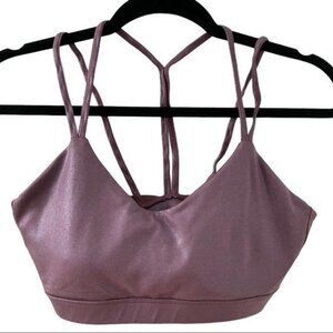 SOYBU Strappy Iridescent Sports Bra Size Medium